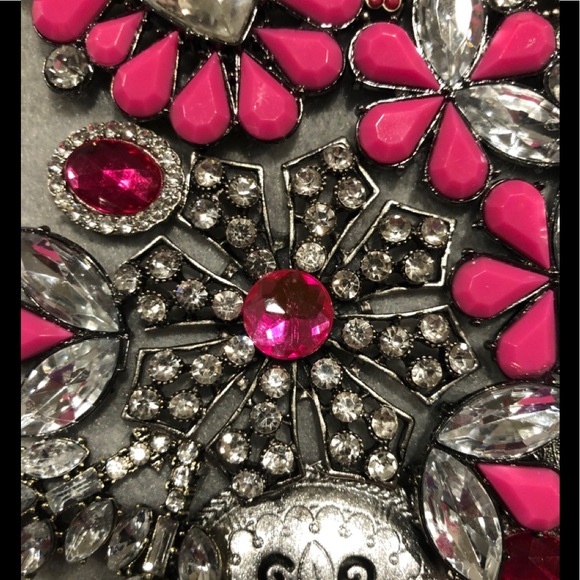 FRAMED JEWELRY ART COLLAGE “PINK PERFECTION” OOAK! - Picture 3 of 10
